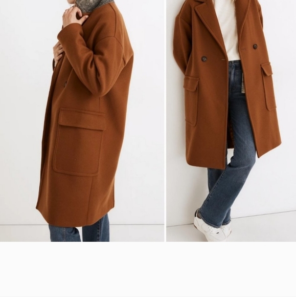 NWT MADEWELL AVERDON COAT - Picture 4 of 12